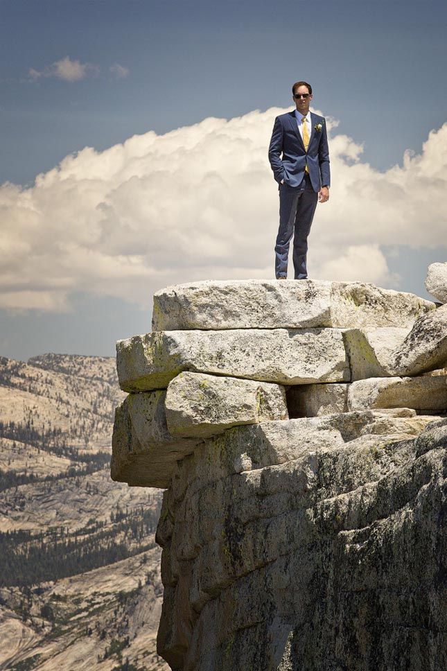 Esküvői fotózás a Half Dome-on