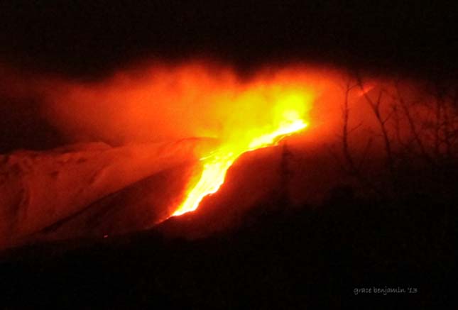 Kitört az Etna, 2013.02.19