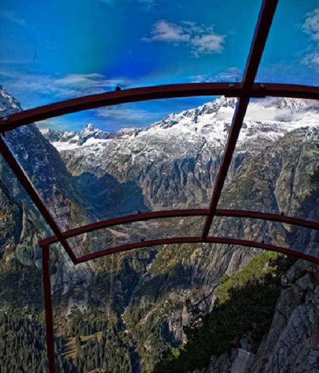 Gelmerbahn, a világ legmerdekebb siklója