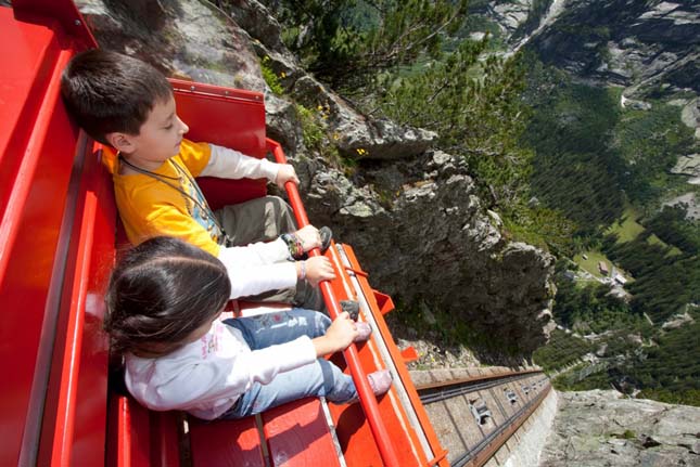 Gelmerbahn, a világ legmerdekebb siklója