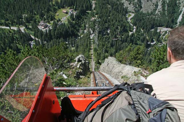 Gelmerbahn, a világ legmerdekebb siklója