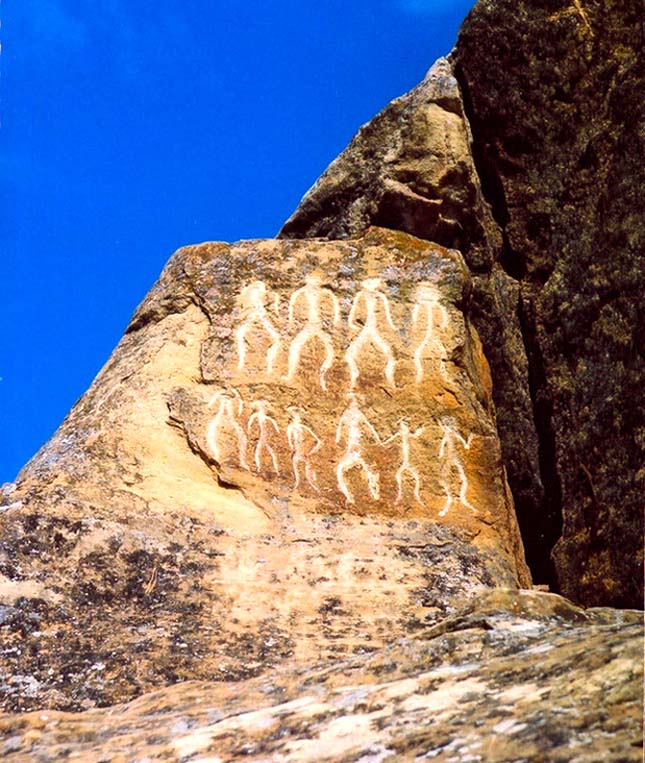 Gobusztán ősi sziklarajzai