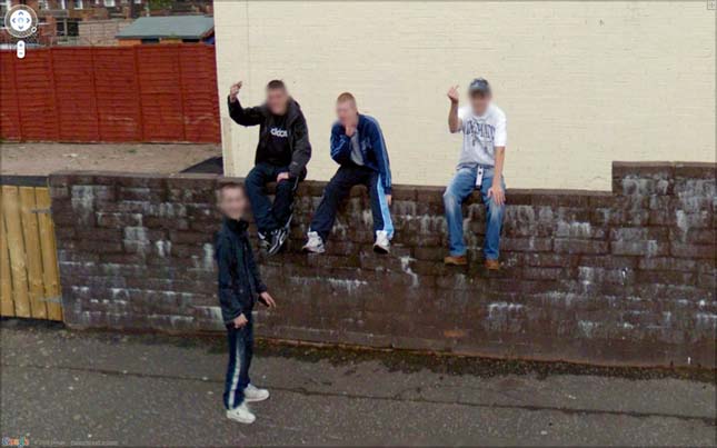 Google Streetview érdekes jelenetei