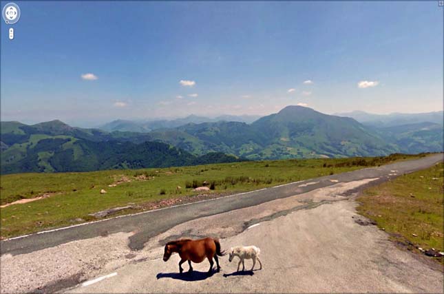 Google Streetview érdekes jelenetei