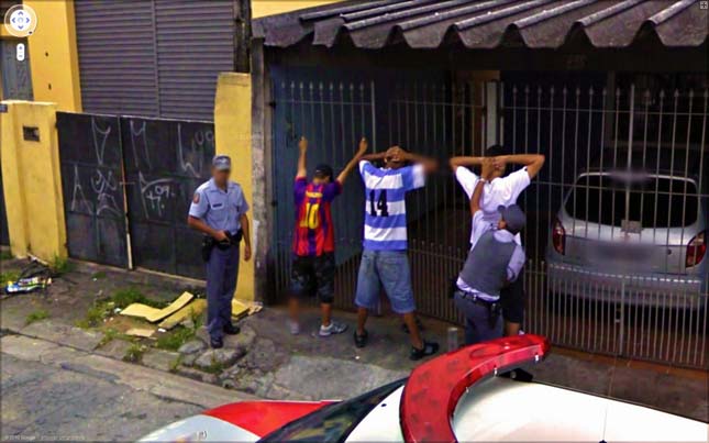 Google Streetview érdekes jelenetei