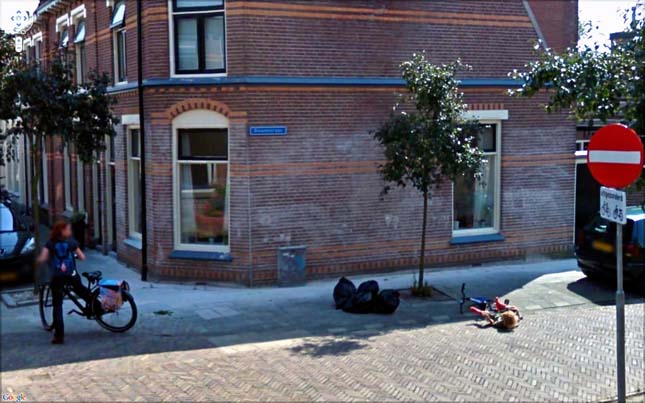 Google Streetview érdekes jelenetei