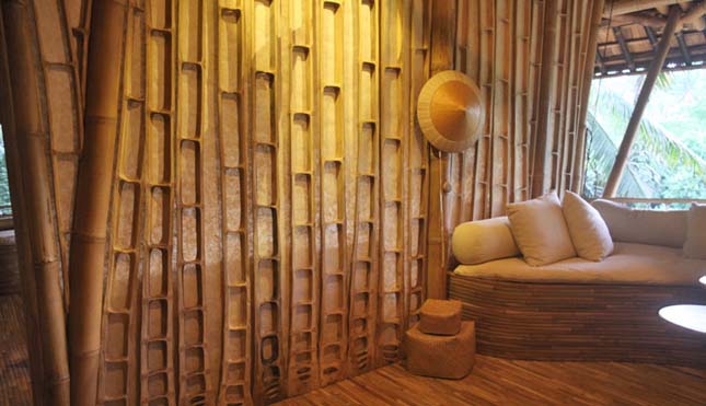 Green village, bambuszházak Balin