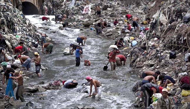 Guatemalai szemétbányászok