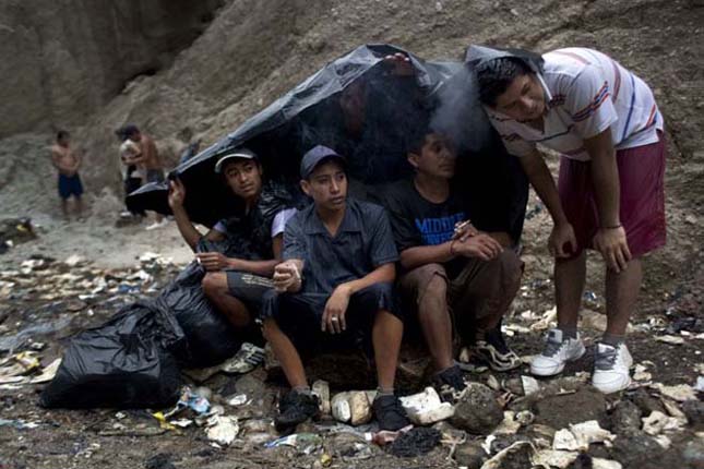 Guatemalai szemétbányászok