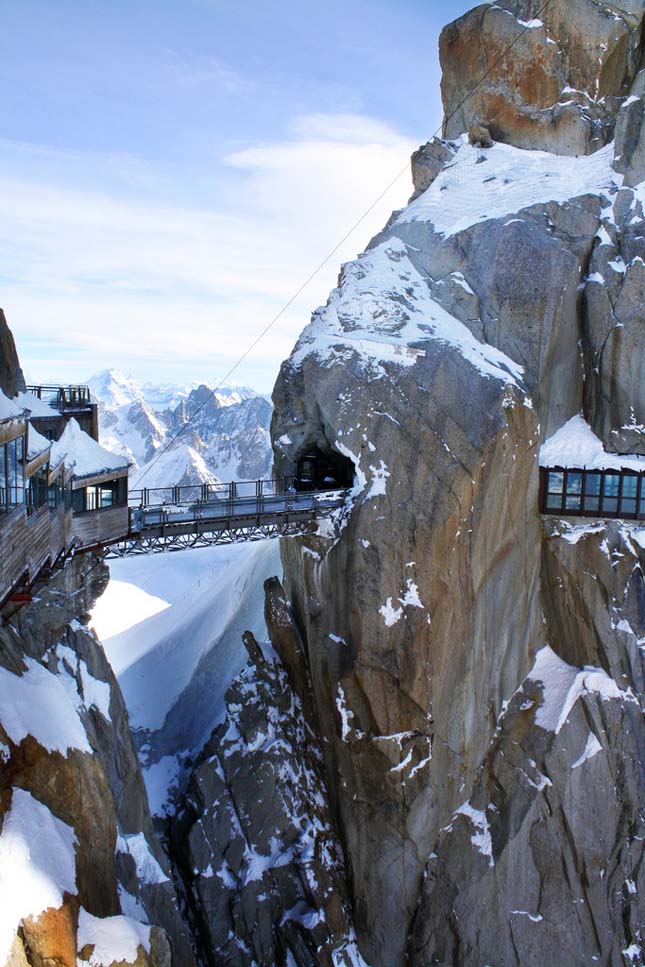 Aiguille du midi híd, Franciaország