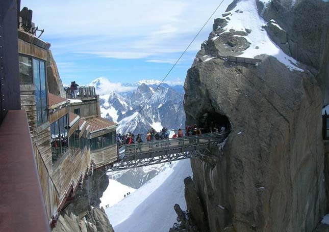 Aiguille du midi híd, Franciaország