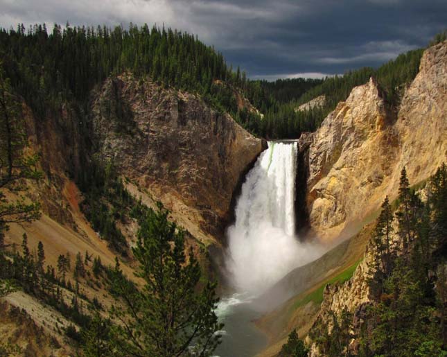 Lower Yellowstone vízesés