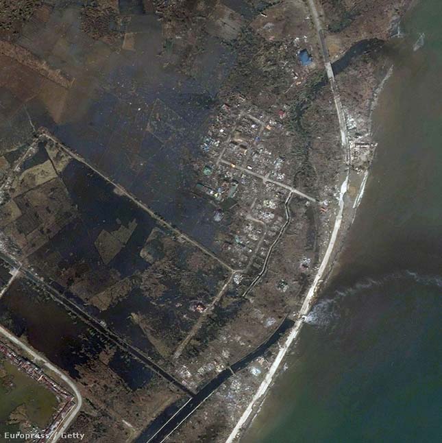 Haiyan tájfun műholdkép