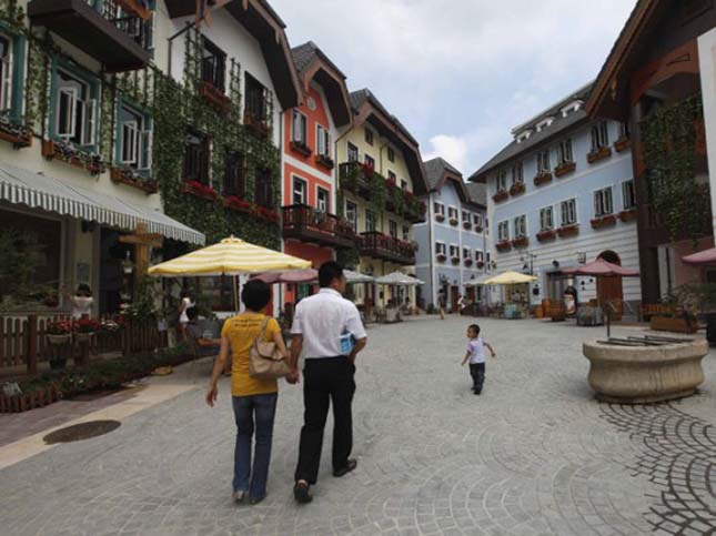 Osztrák város másolata épült Kínában, Hallstatt