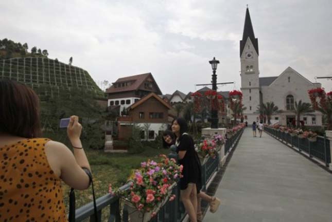 Osztrák város másolata épült Kínában, Hallstatt