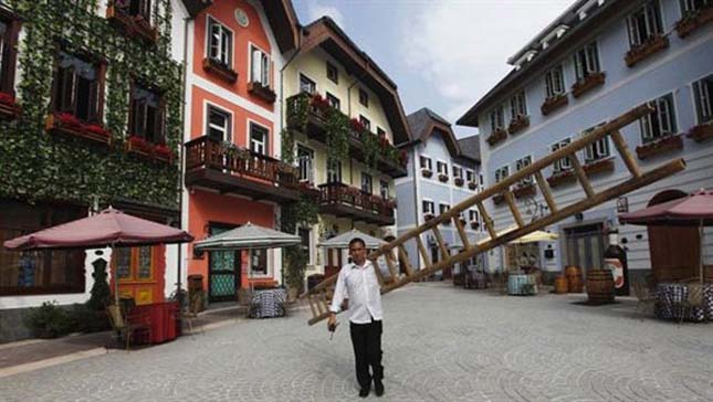 Osztrák város másolata épült Kínában, Hallstatt