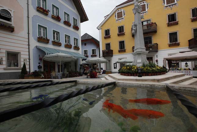 Osztrák város másolata épült Kínában, Hallstatt