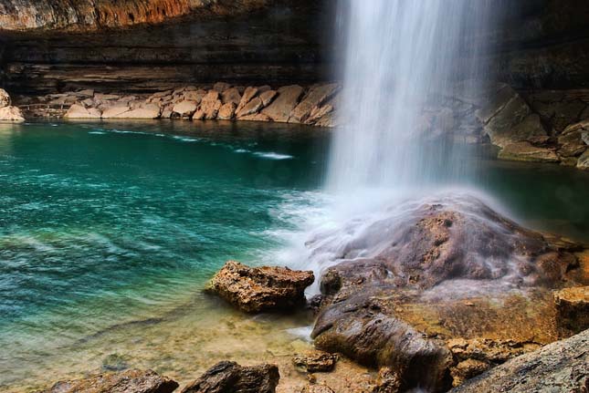 Hamilton Pool, gyönyörű természetes medence