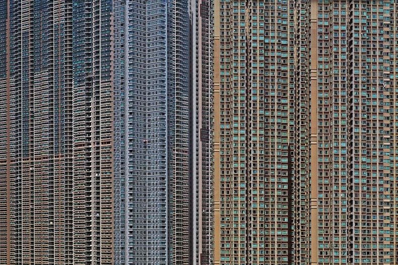 Hatalmas hong kongi lakótelepek