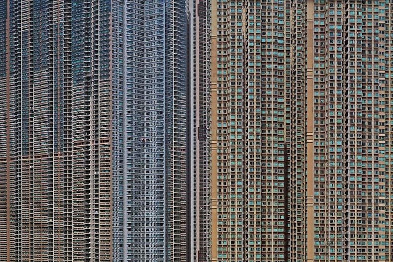 Hatalmas hong kongi lakótelepek