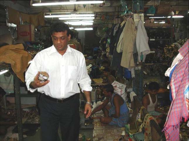 Cipőgyár Indiában
