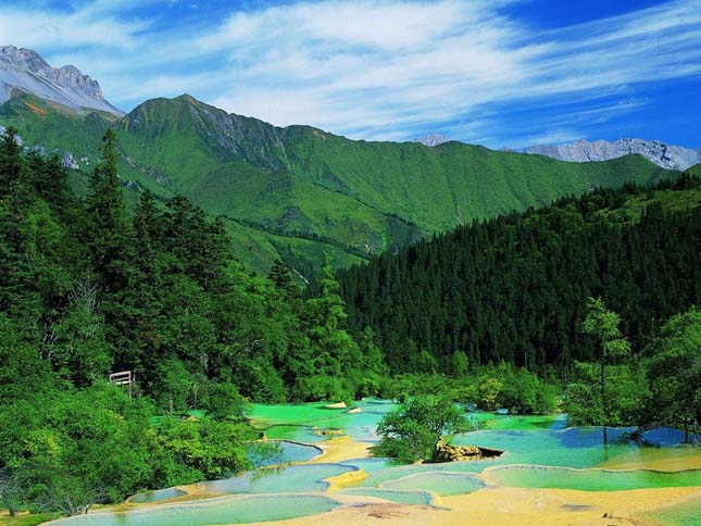 Jiuzhaigou-völgy, Kína