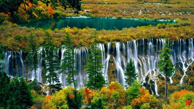 Jiuzhaigou-völgy, Kína