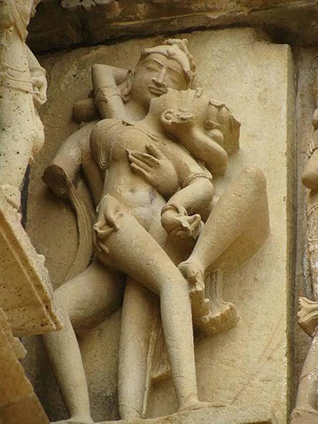 Khajuraho - A Káma-Szura templom