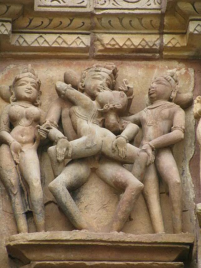 Khajuraho - A Káma-Szura templom