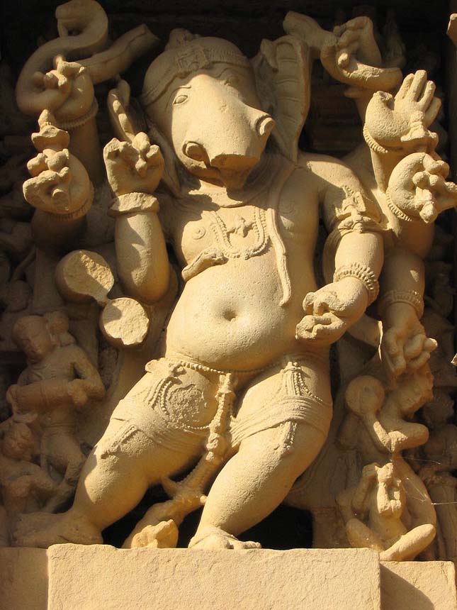 Khajuraho - A Káma-Szura templom