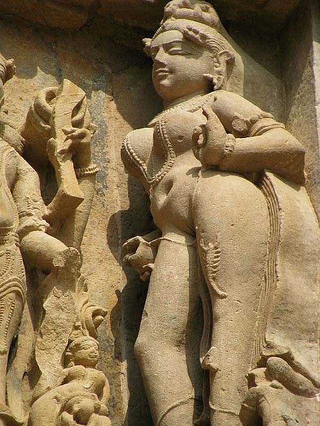 Khajuraho - A Káma-Szura templom