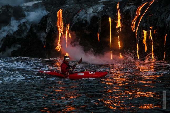 Evezés a Kilauea vulkánnál