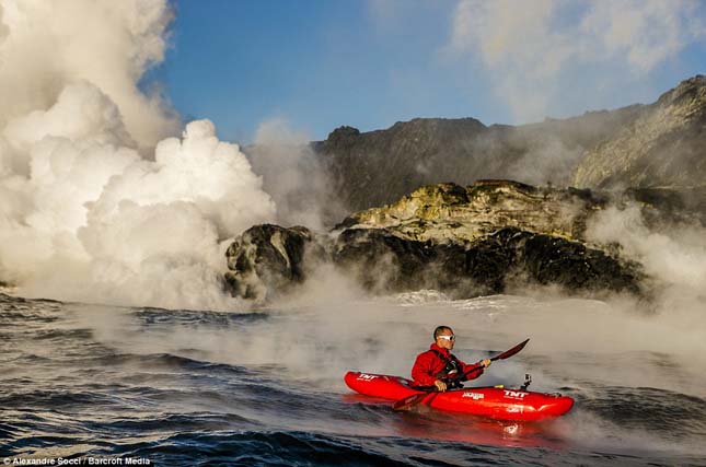 Evezés a Kilauea vulkánnál