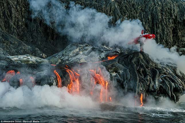 Evezés a Kilauea vulkánnál