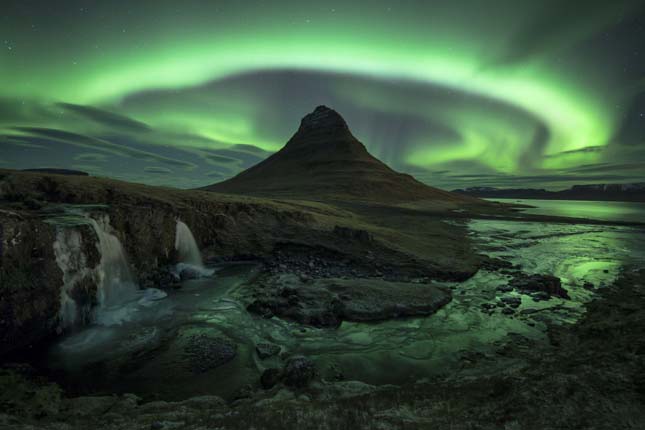 Kirkjufell hegy Izlandon