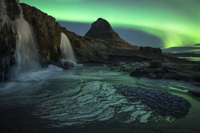 Kirkjufell hegy Izlandon