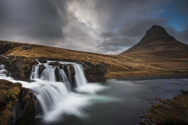Kirkjufell hegy Izlandon