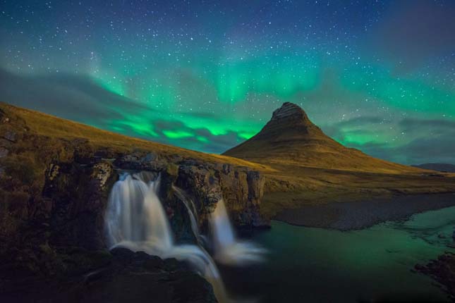 Kirkjufell hegy Izlandon