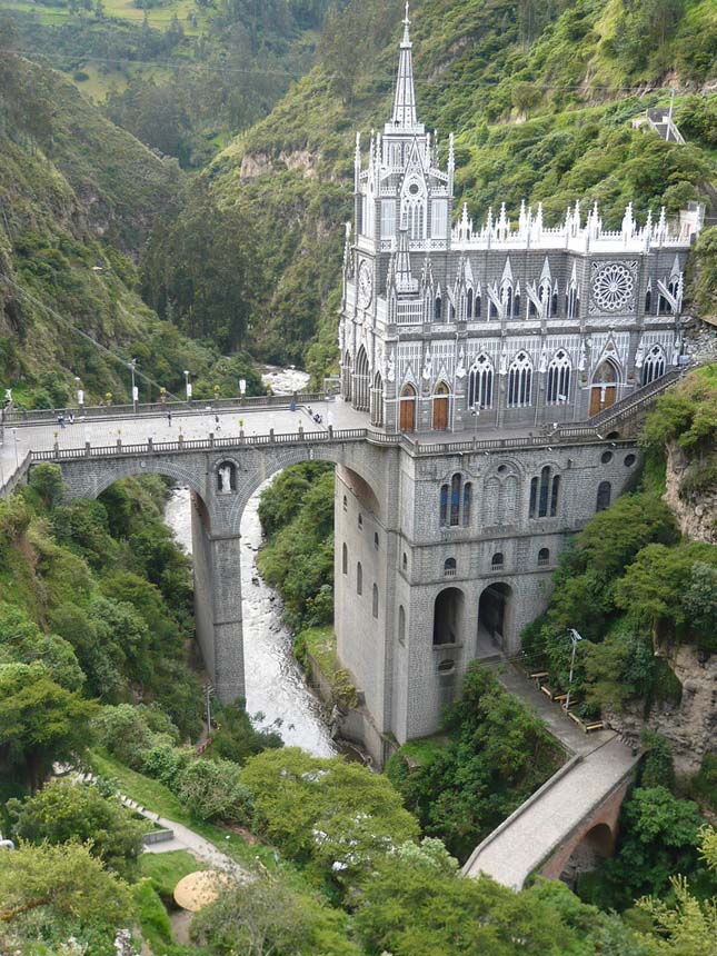 Las Lajas katedrális, Kolumbia