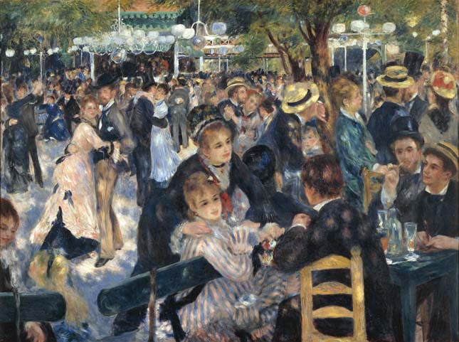 Pierre-Auguste Renoir  - Bál a Moulin de la Galette-ben
