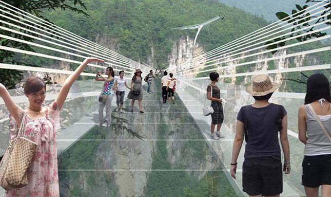 Leghosszabb üvegpadlós híd
