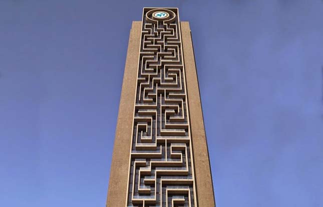 Labirintus-torony - Maze Tower, Dubai