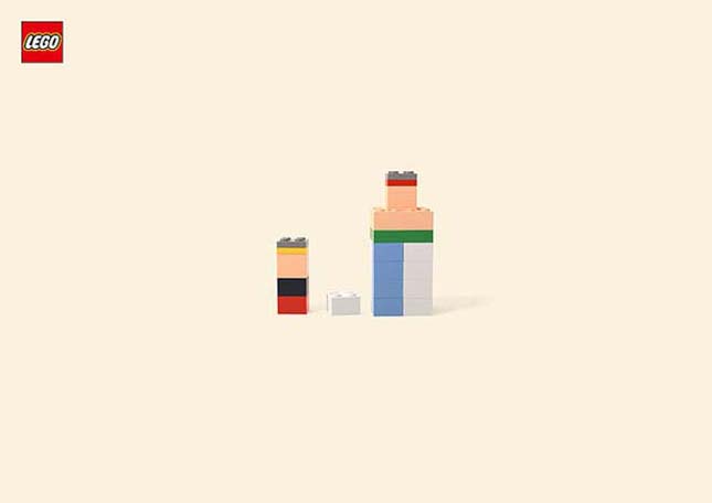 Rajzfilmfigurák LEGO-ból