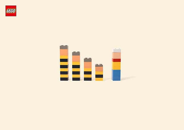 Rajzfilmfigurák LEGO-ból