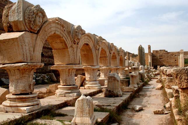 Leptis Magna, Líbia romvárosa