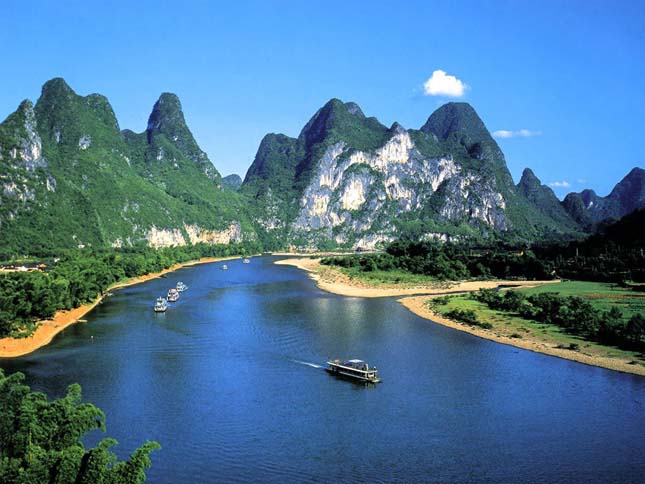 Li-folyó, Kína