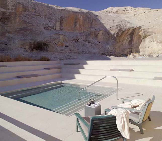 Luxus hotel a sivatag közepén