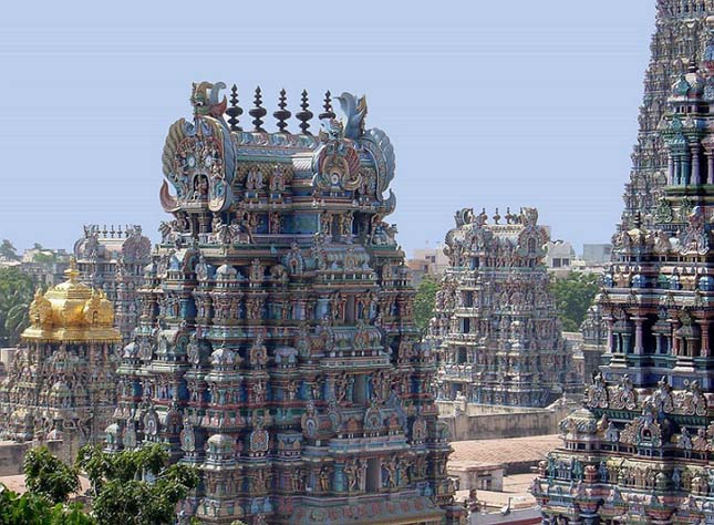 Madurai templomai, India