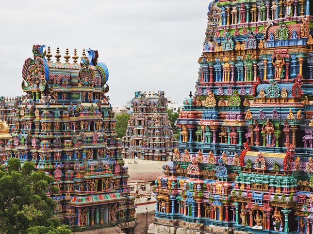 Madurai templomai, India