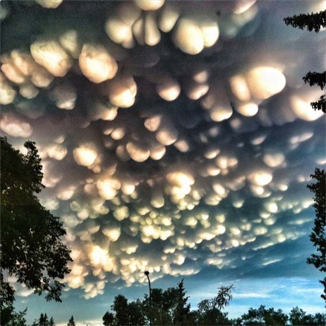 Mammatus, ritka felhőképződmény